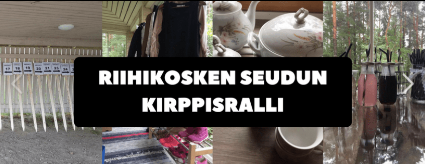 Riihikosken kirppisralli 9.-10.6.2018.
